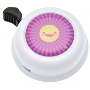 Dzwonek Liix Cutie Flores fioletowo-biały