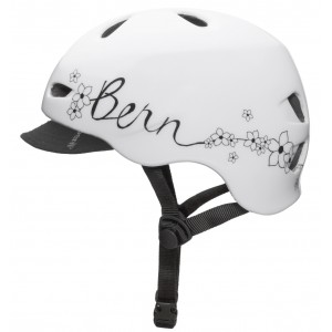 Kask Bern Berkeley Gloss White Flower